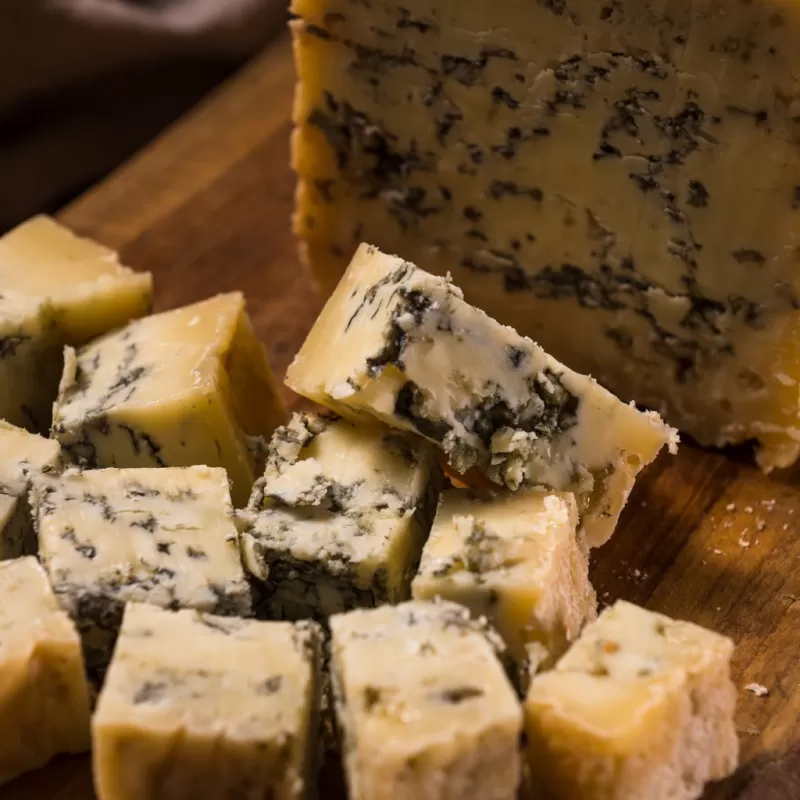 QUESO AZUL DE VACA Y CABRA EN BARRA (1 KG. APROX.) Tierra Astur - Imagen 3